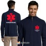 Felpe con zip - Infermiere croce