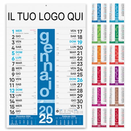100 Calendari Color 2025